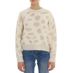 MAGLIA ANIMALIER MOLLY BRACKEN BEIGE